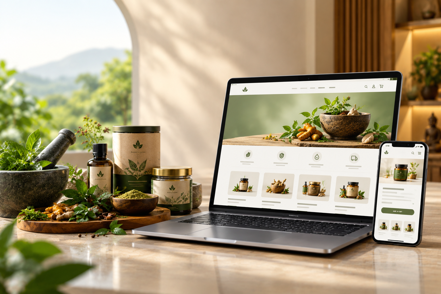 Website Development for Ayurveda Centers